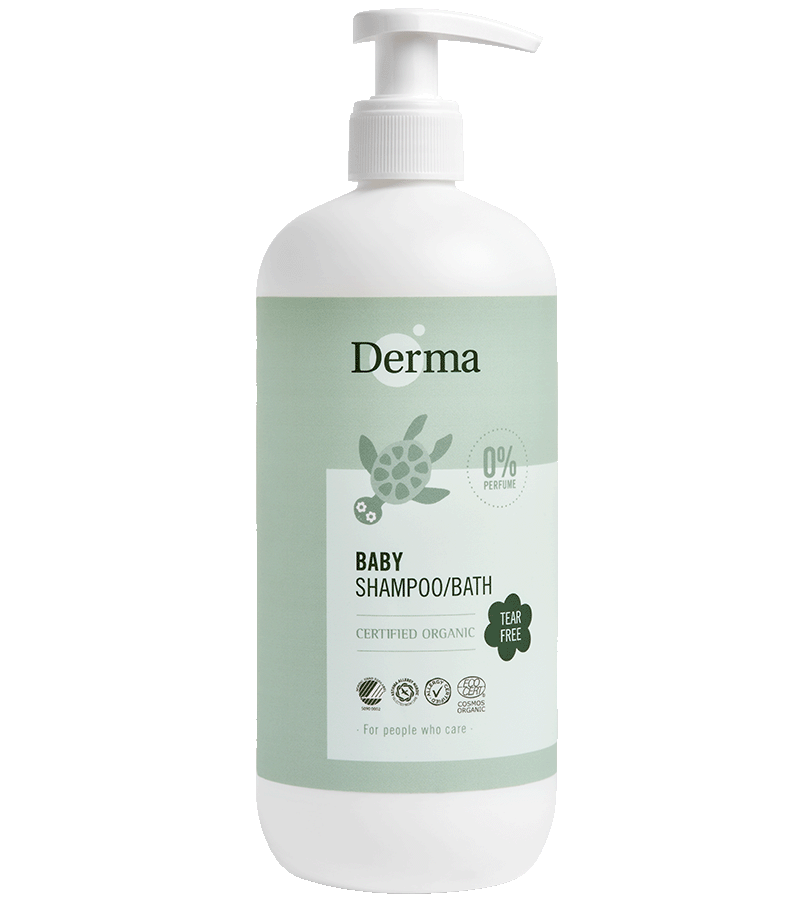 Billede af Derma Eco Babyshampoo/-bad m. pumpe (500 ml) - Økologisk shampoo
